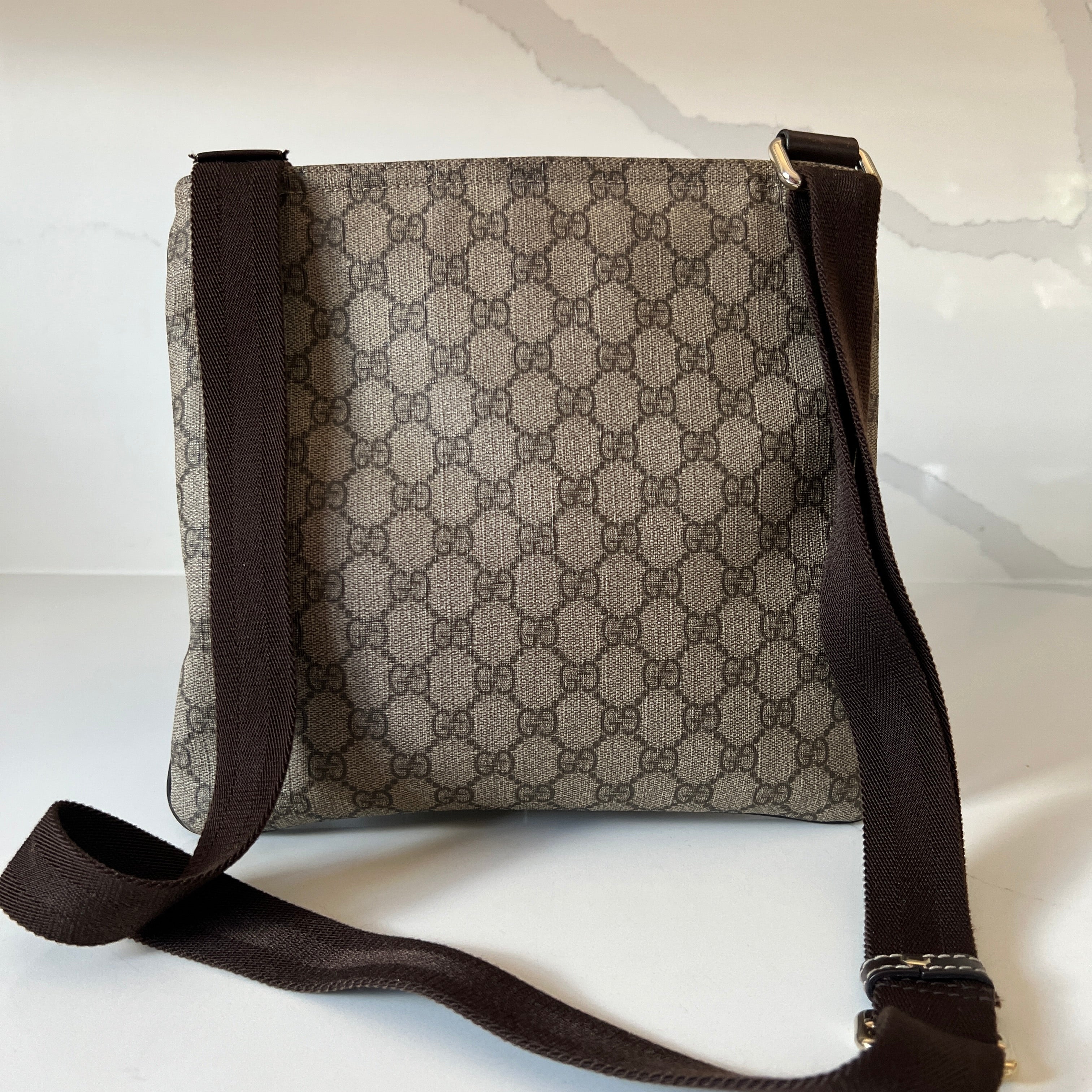 Gucci GG Supreme Canvas Crossbody Ba