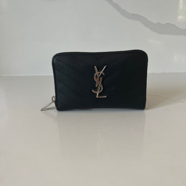 Saint Laurent Zip Around Wallet