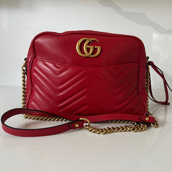 Gucci Marmont Matelasse Medium Shoulder Bag