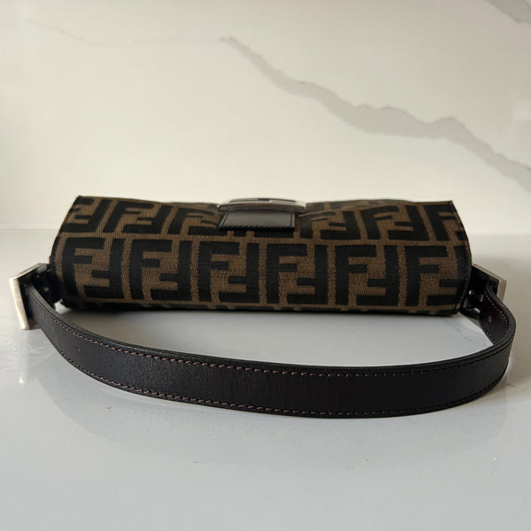 Fendi Zucca  Baguette Shoulder Bag