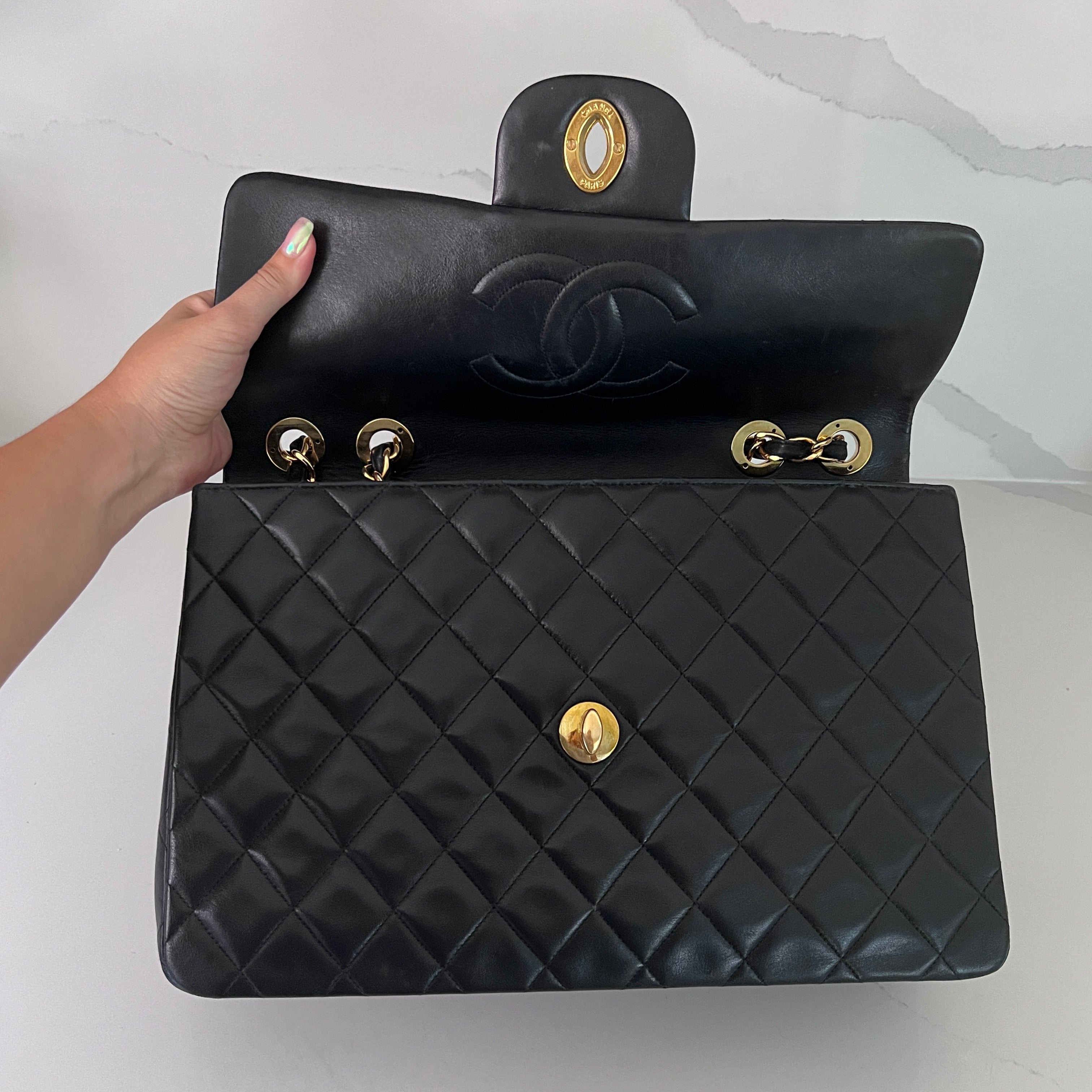 Chanel Vintage Jumbo XL CC