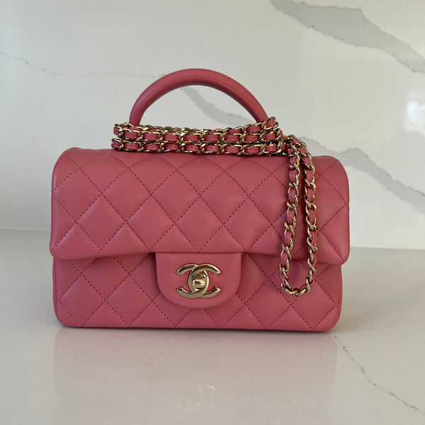 Chanel Mini Rectangular with top handle