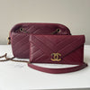 Chanel Chevron Camera Bag with Detachable Flap Wallet