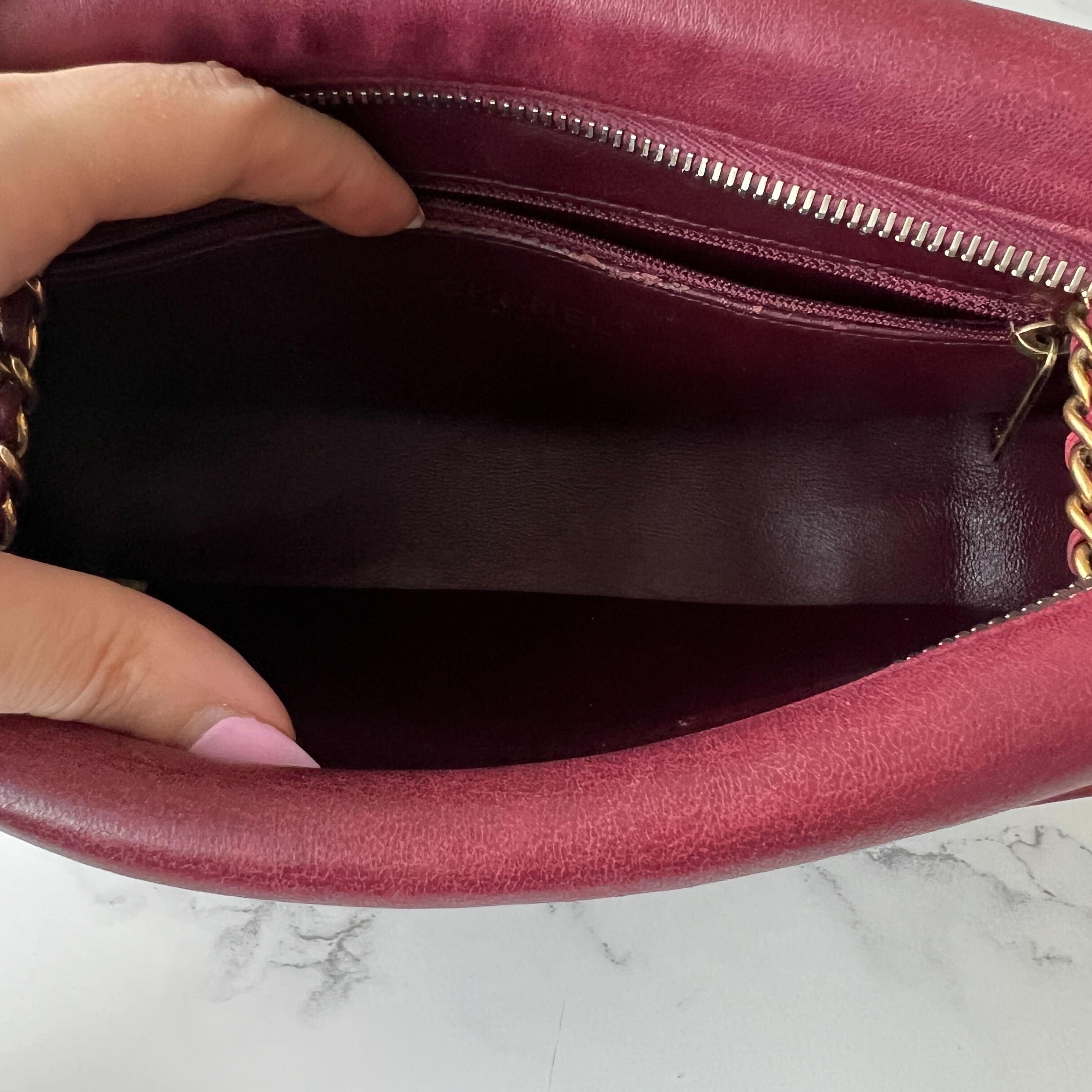 Chanel Chevron Camera Bag with Detachable Flap Wallet