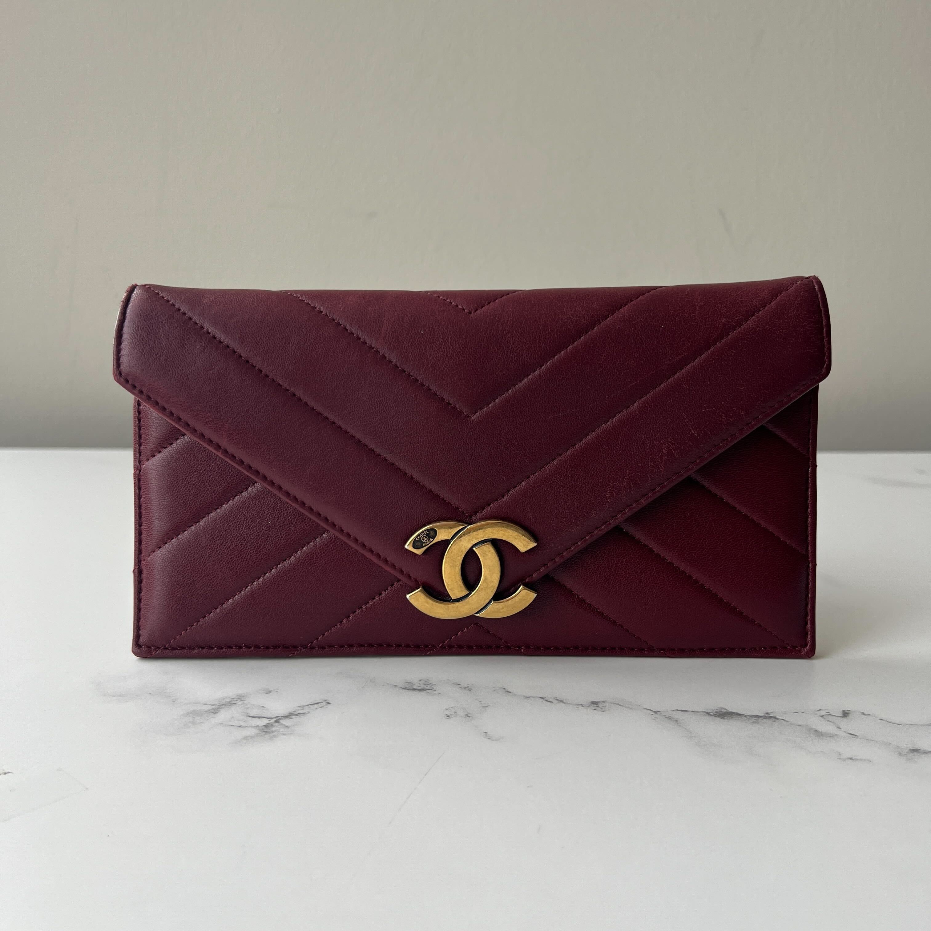 Chanel Chevron Camera Bag with Detachable Flap Wallet