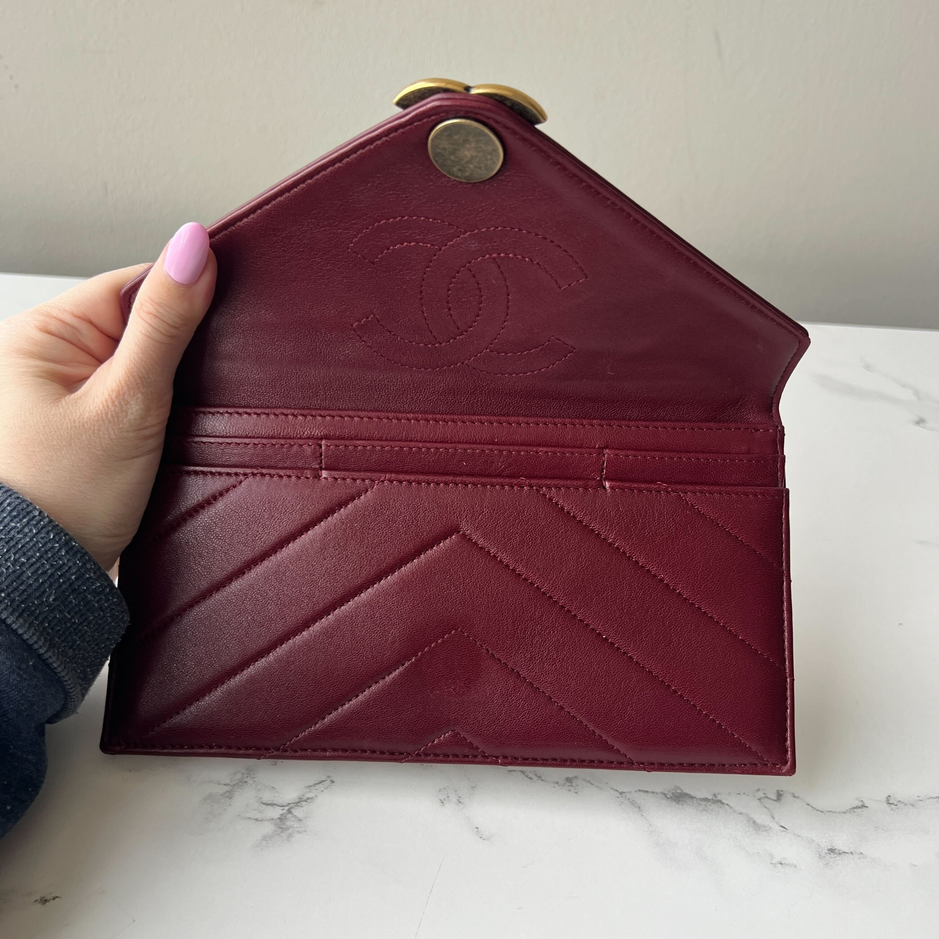 Chanel Chevron Camera Bag with Detachable Flap Wallet