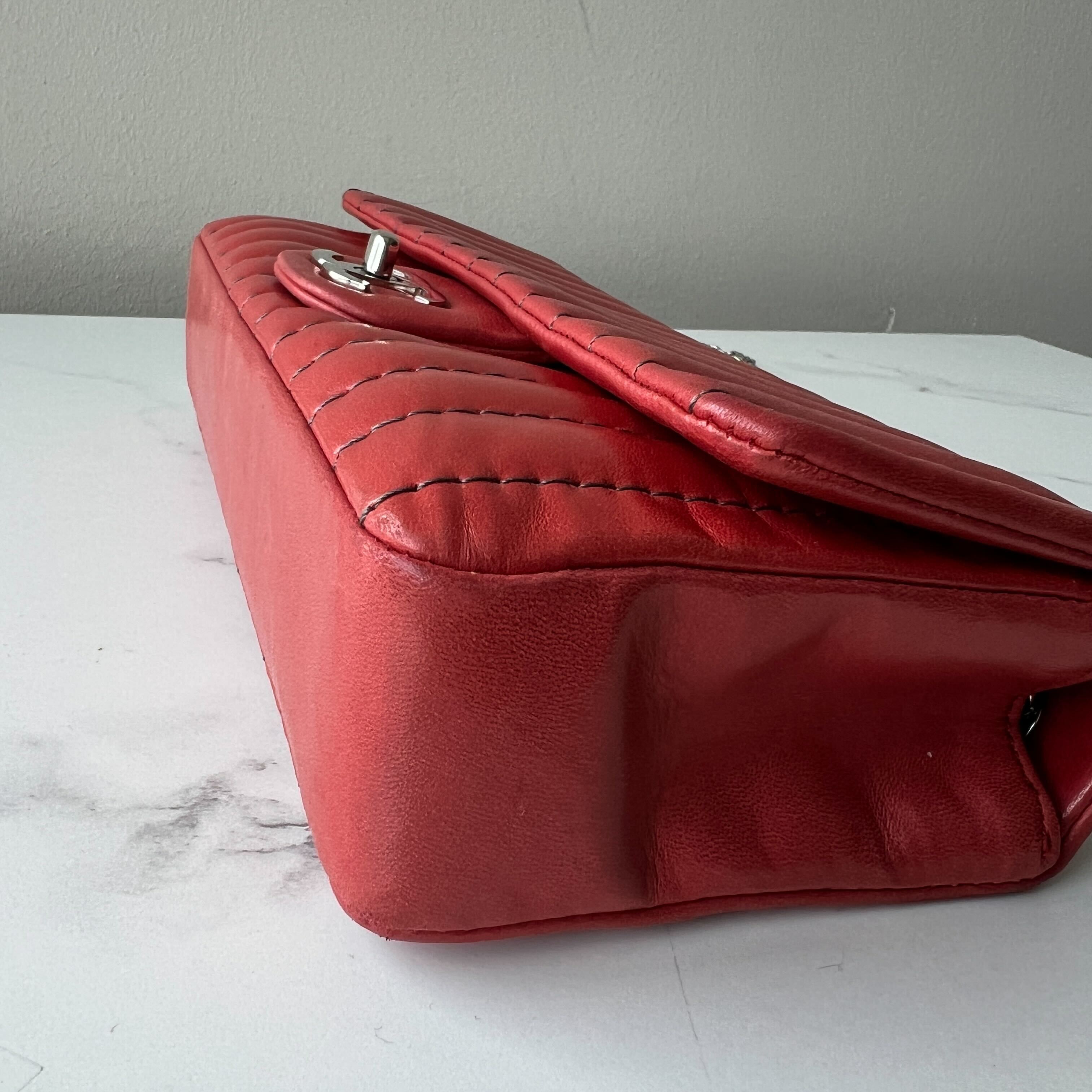 Chanel Vertical Stitch Flap with Bijou Chain