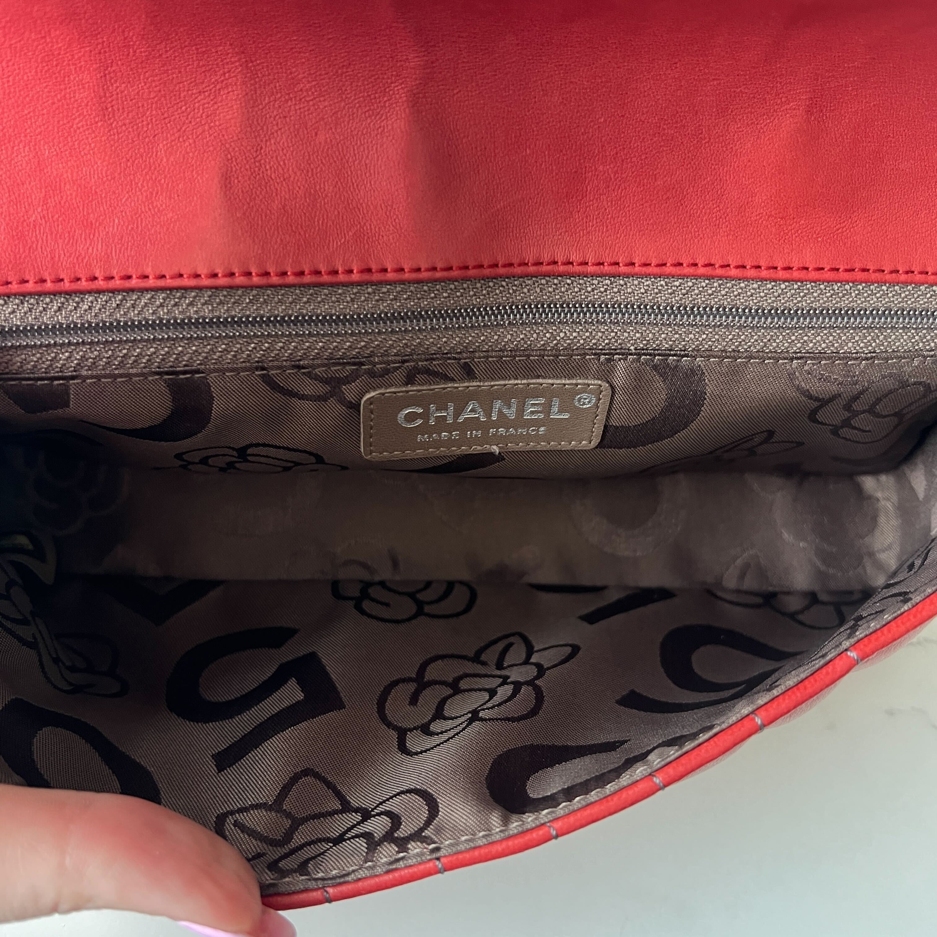 Chanel Vertical Stitch Flap with Bijou Chain