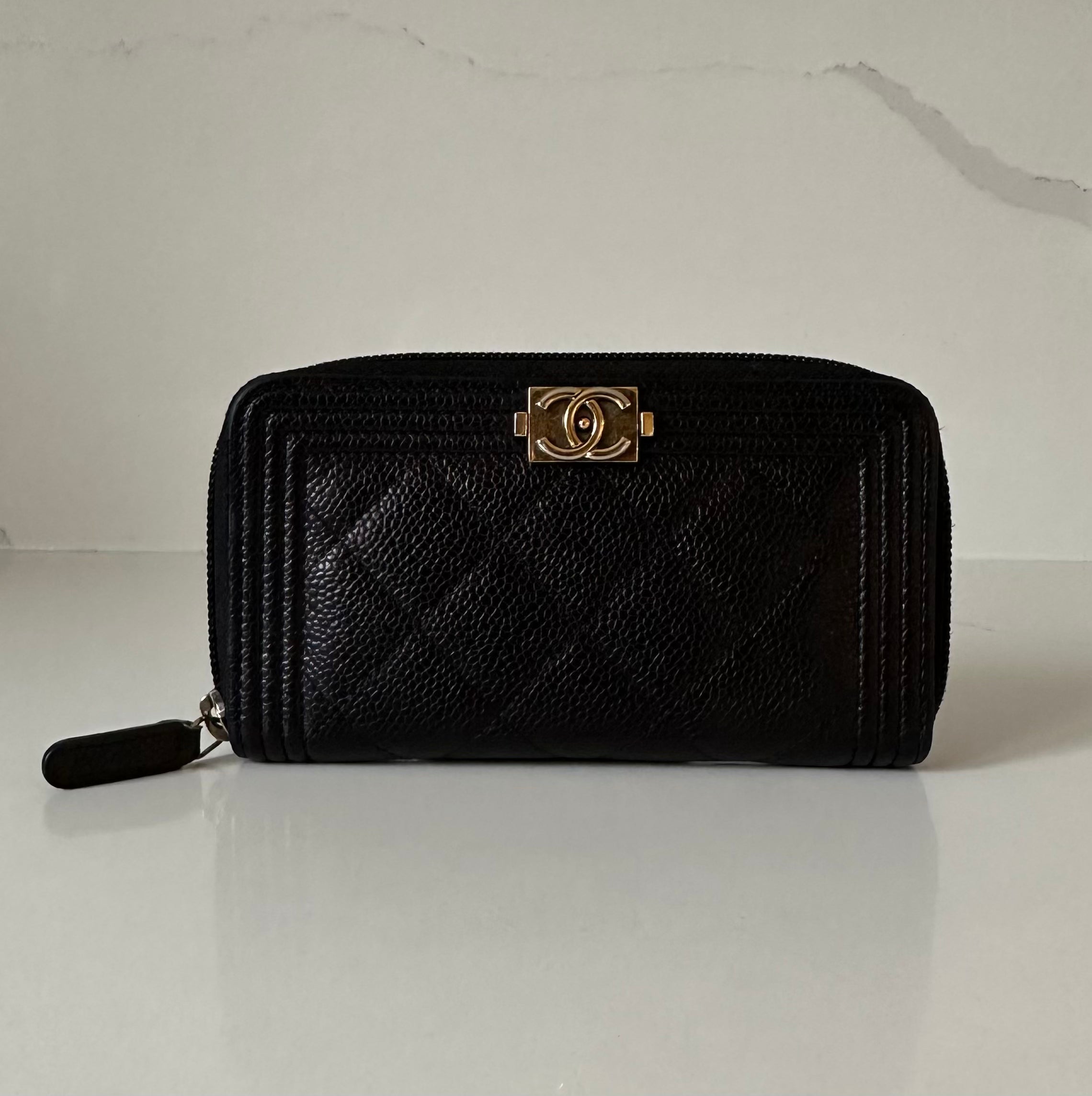 Chanel Boy Zipped Wallet