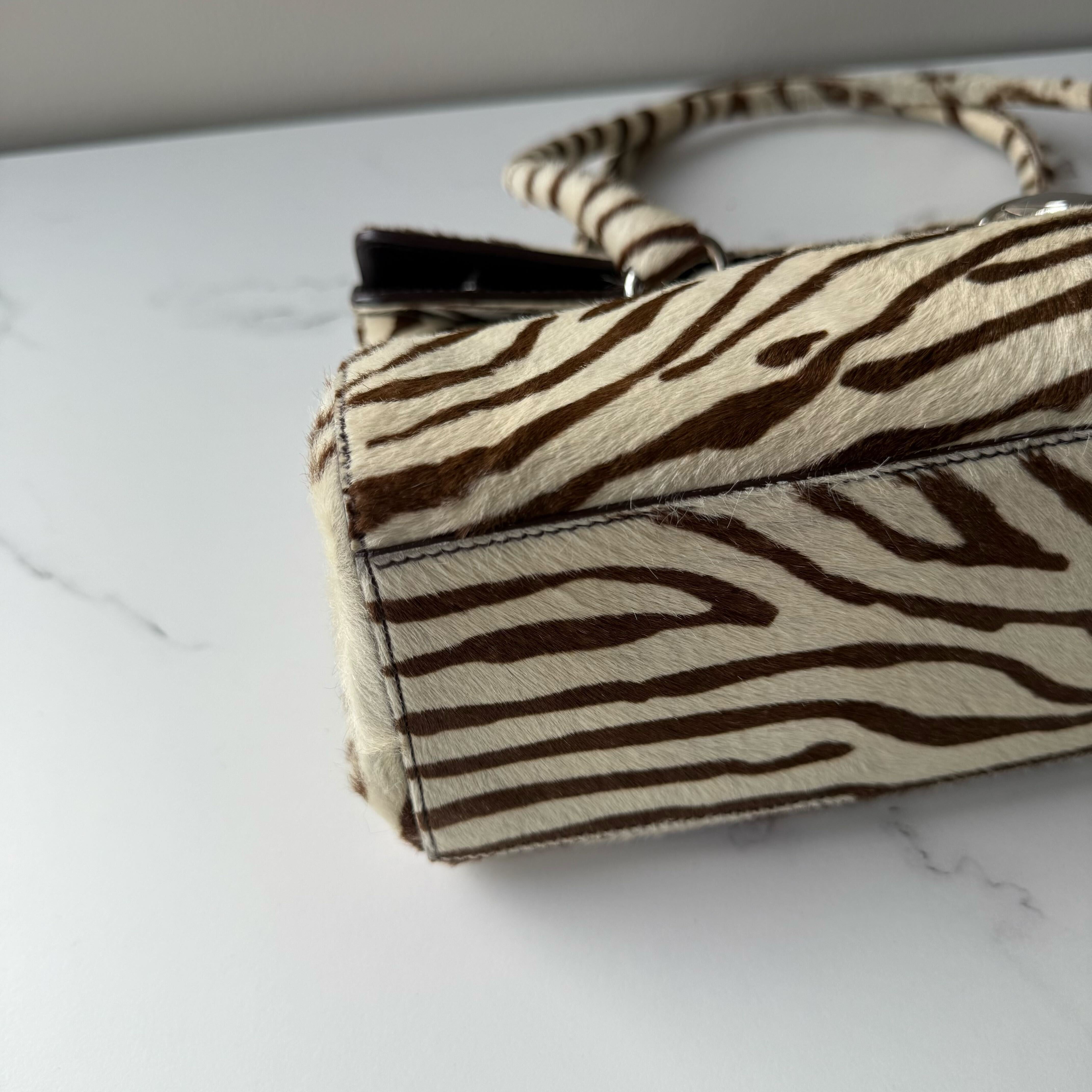Prada Cavallino Zebra Easy Bag