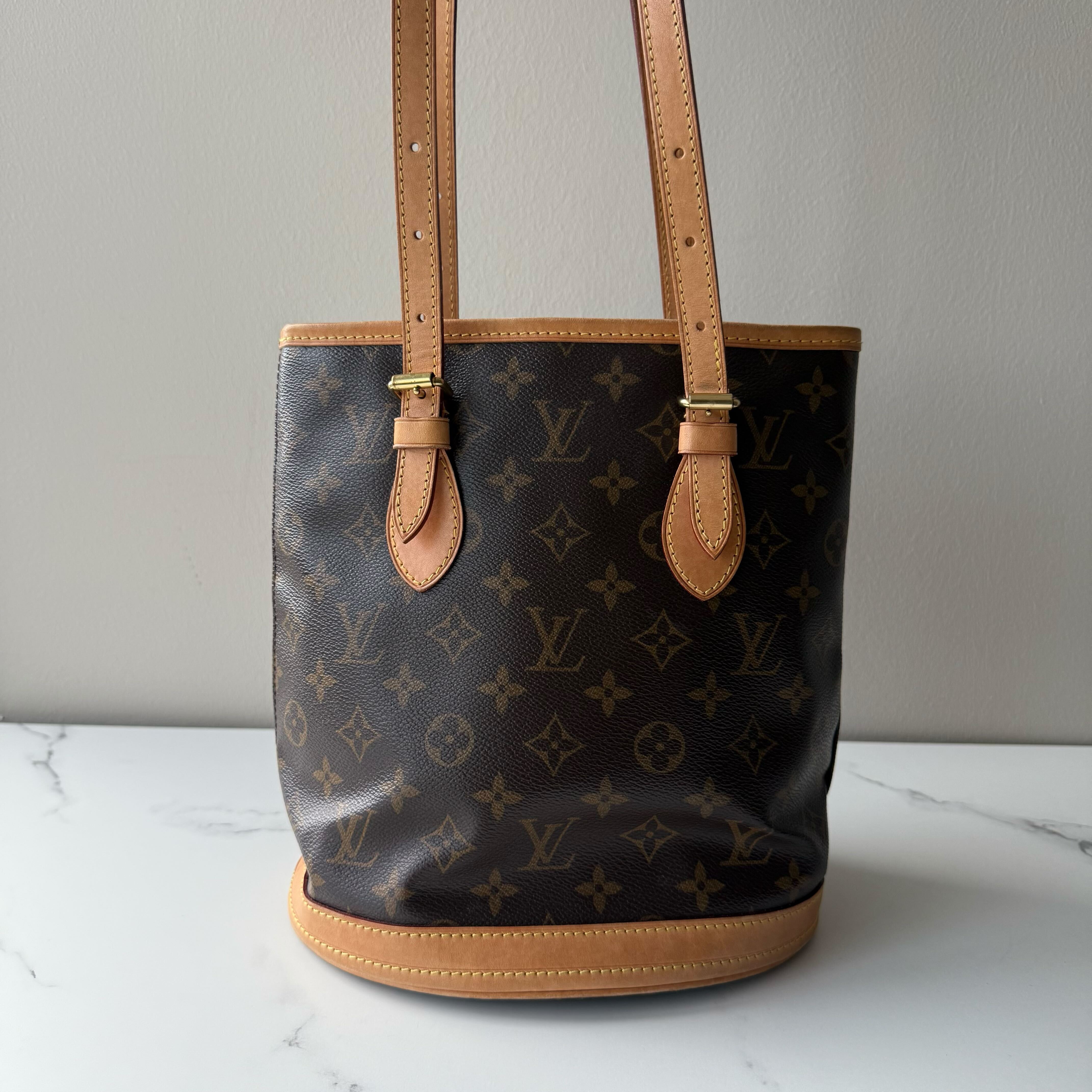 Louis Vuitton Bucket Bag & Pouch