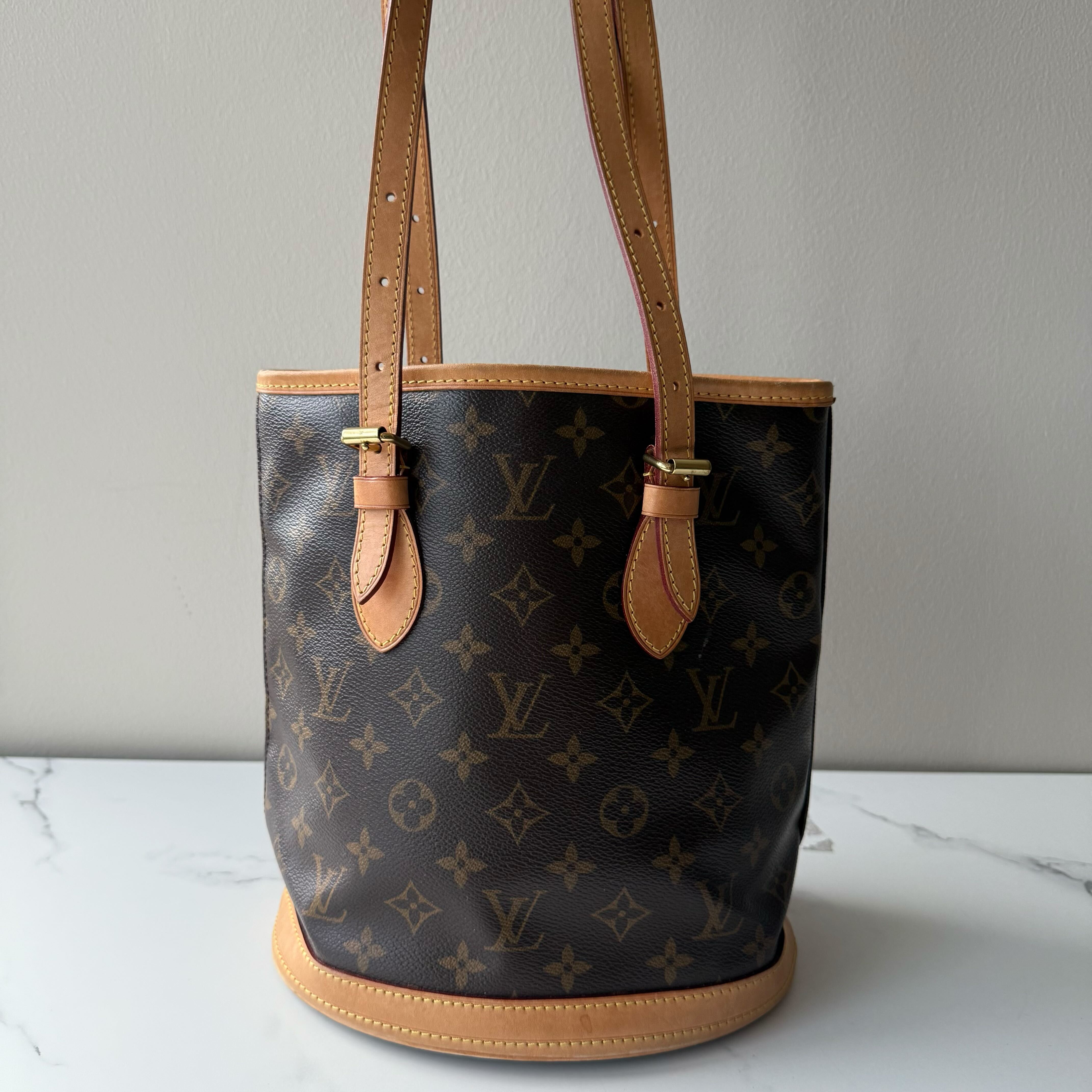 Louis Vuitton Bucket Bag & Pouch