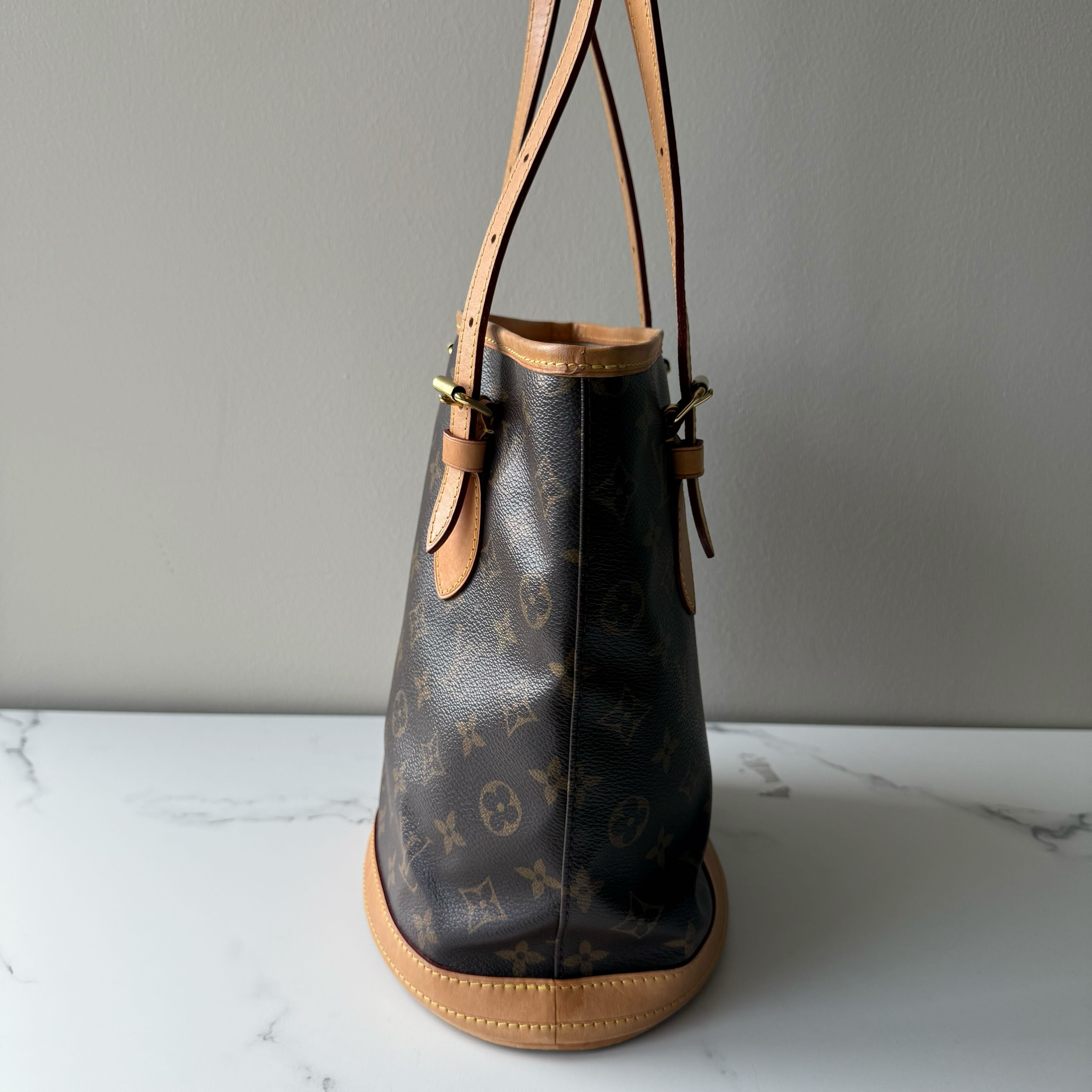 Louis Vuitton Bucket Bag & Pouch