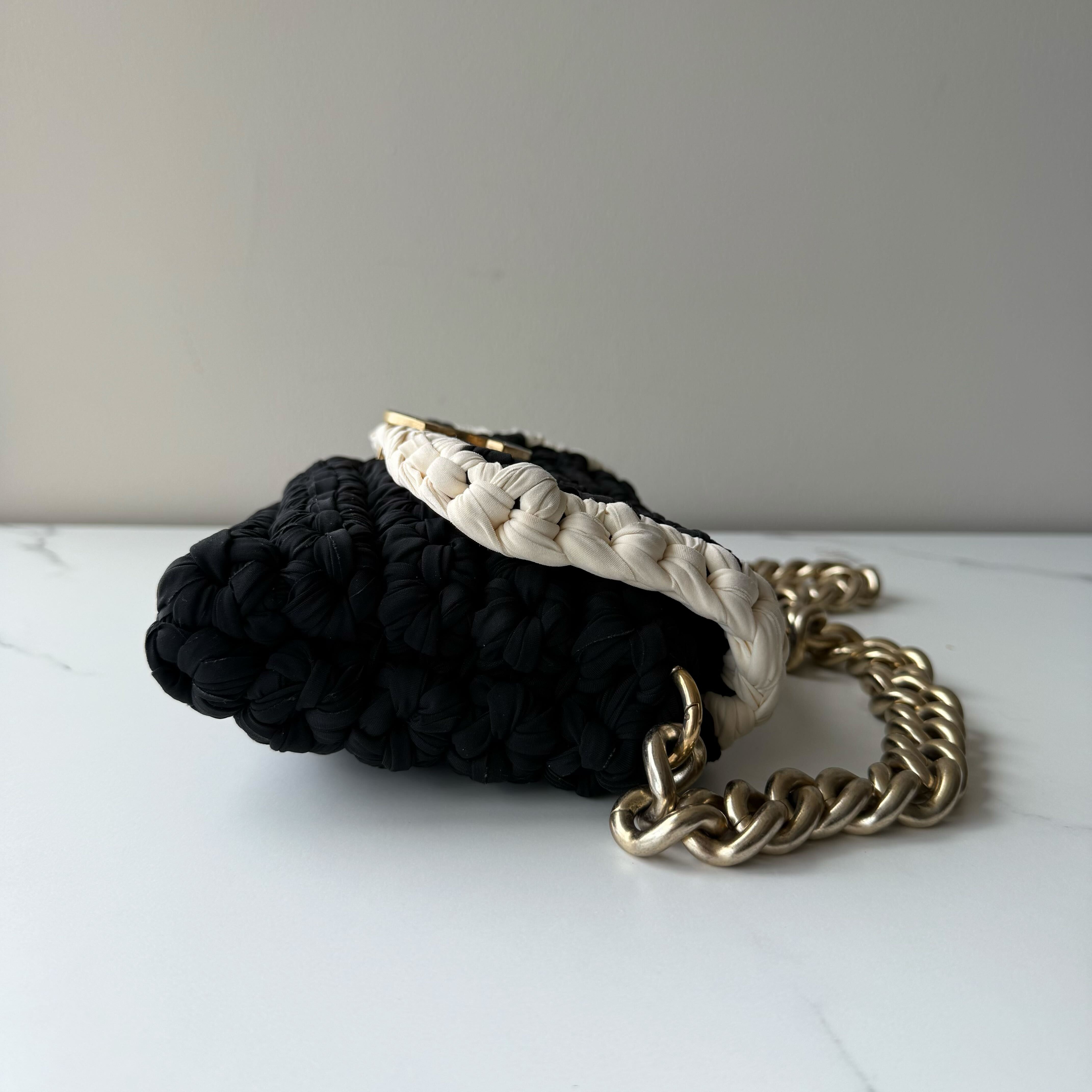 Chanel Crochet Flap Bag