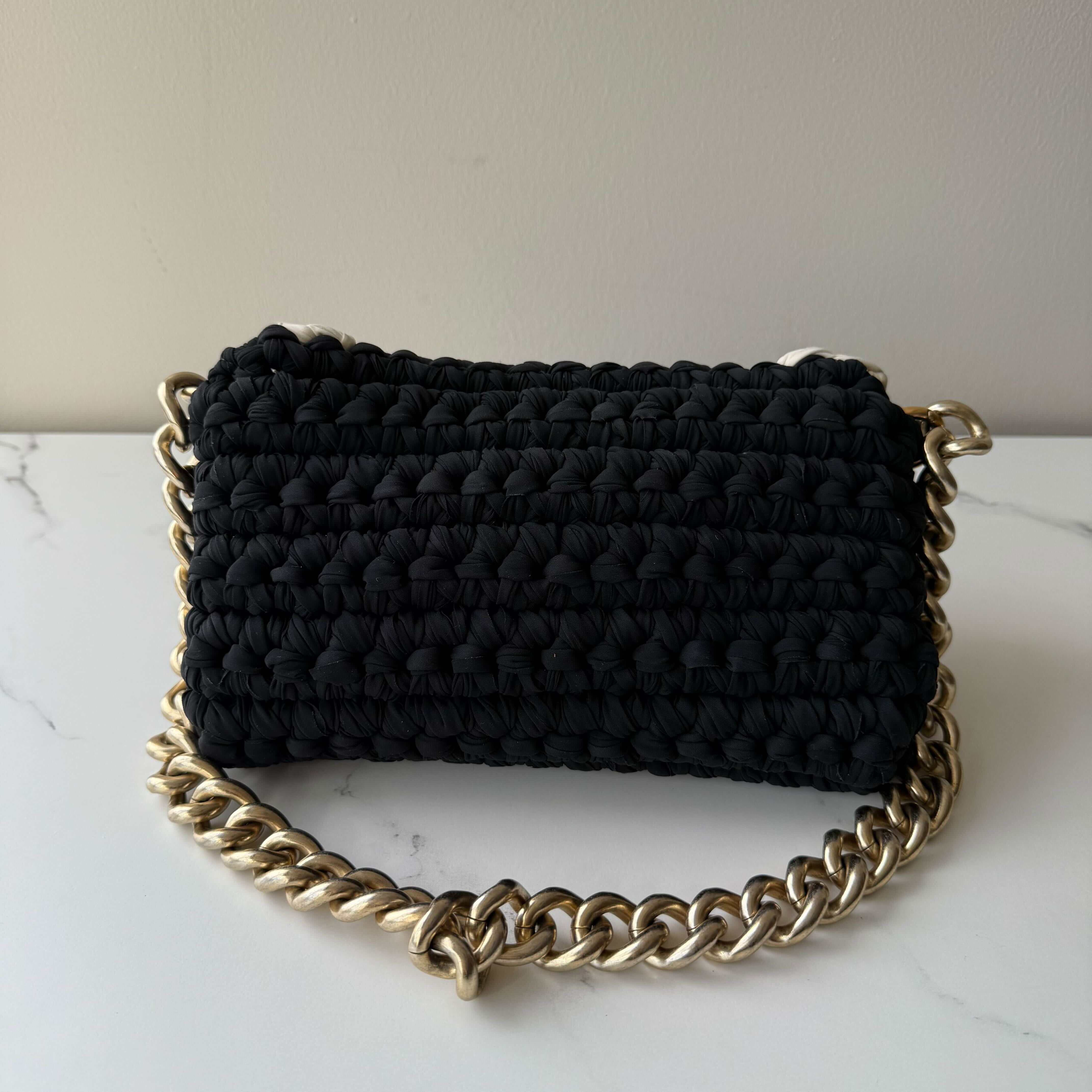 Chanel Crochet Flap Bag