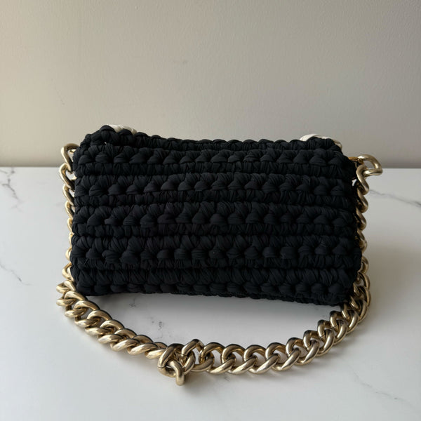 Chanel Crochet Flap Bag