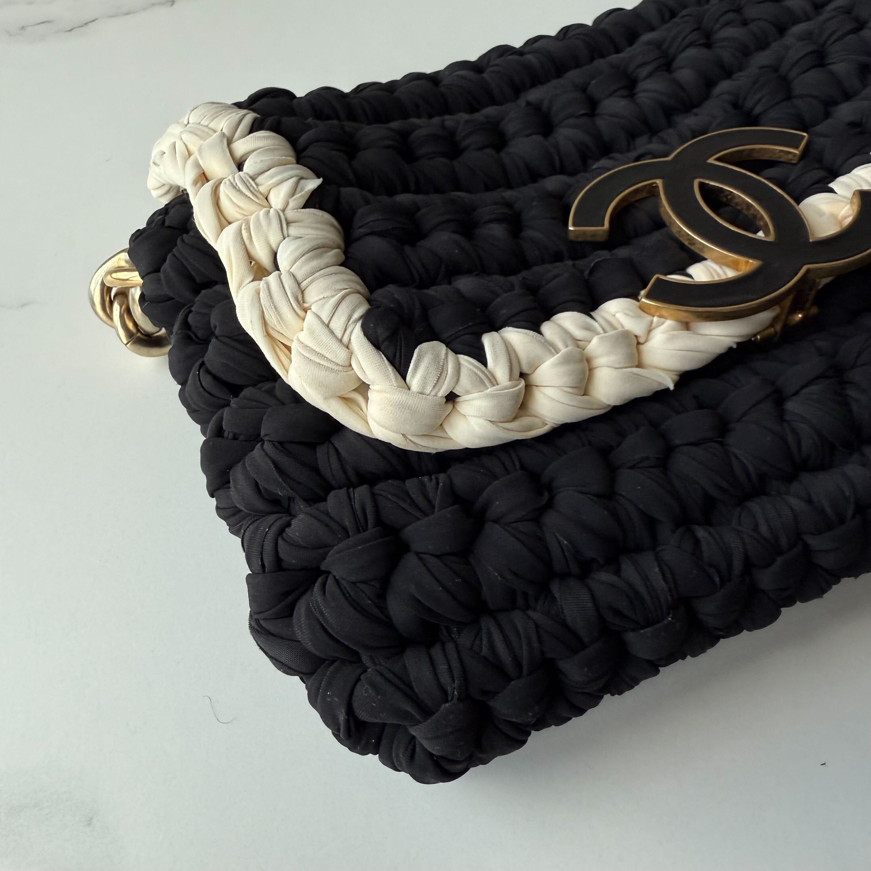 Chanel Crochet Flap Bag