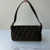 Fendi Zucca  Baguette Shoulder Bag