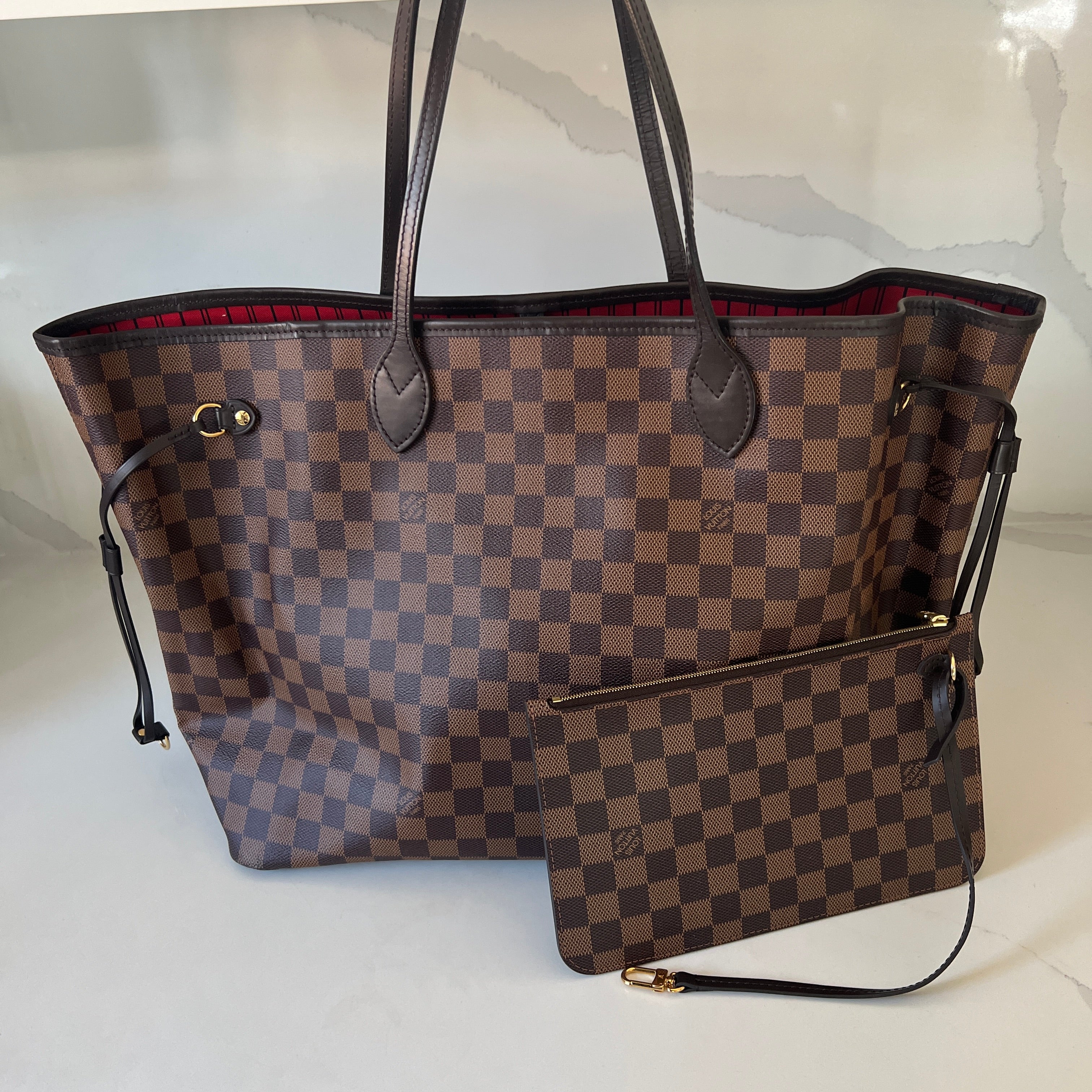 Louis Vuitton Neverfull & Pouch GM