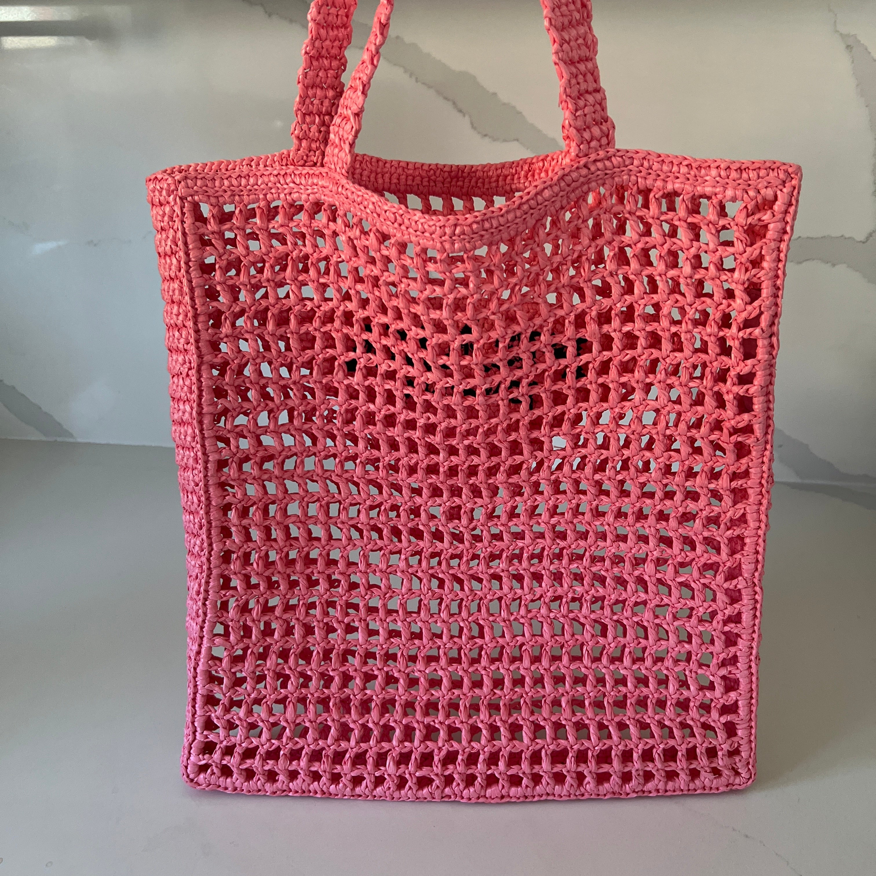 Prada Crochet Tote Bag