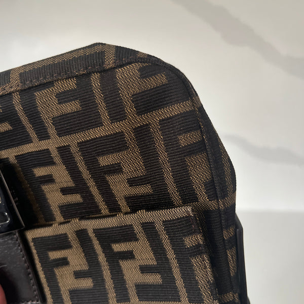 Fendi Zucca  Baguette Shoulder Bag