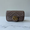 Gucci GG Marmont Matelasse Super Mini Shoulder Bag