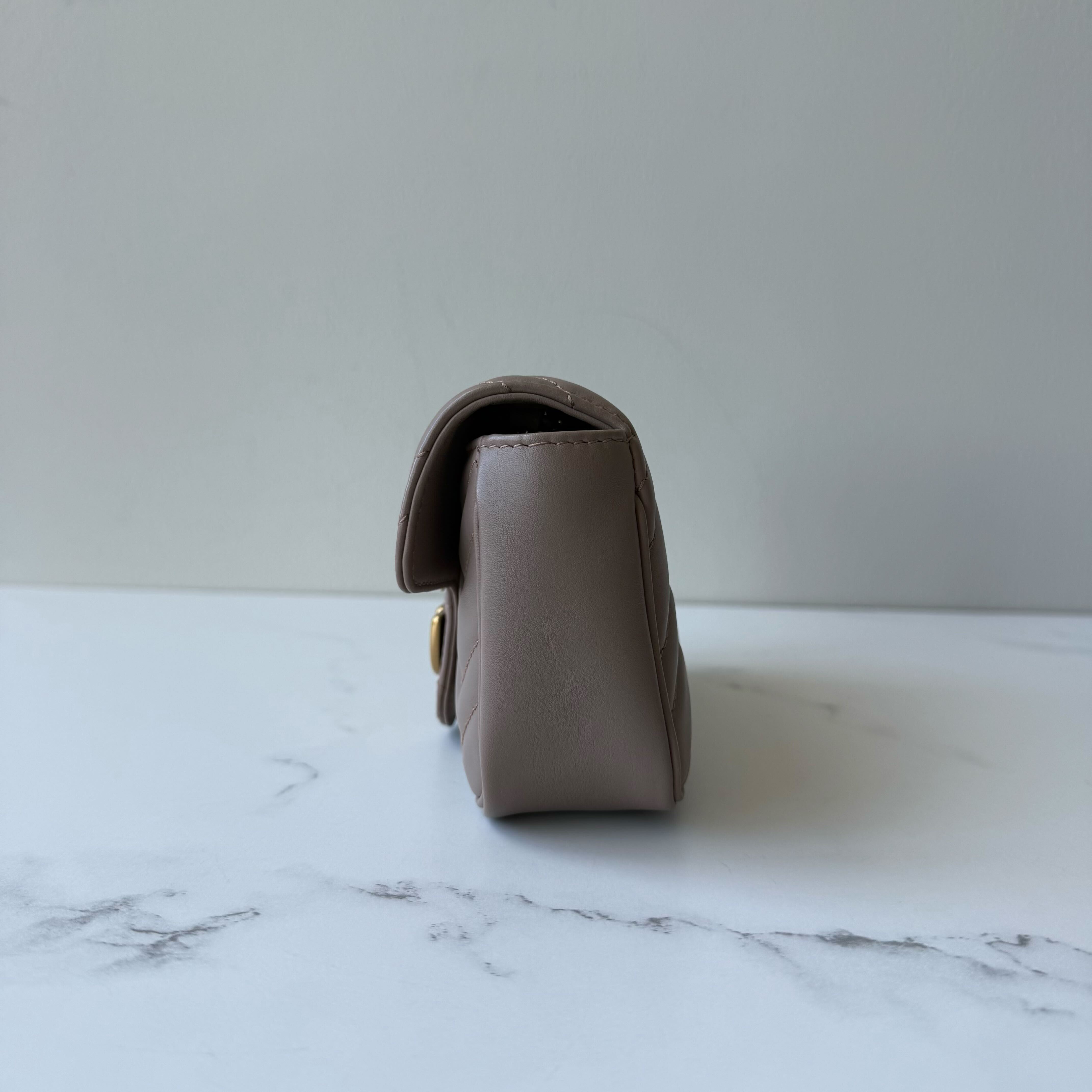 Gucci GG Marmont Matelasse Super Mini Shoulder Bag