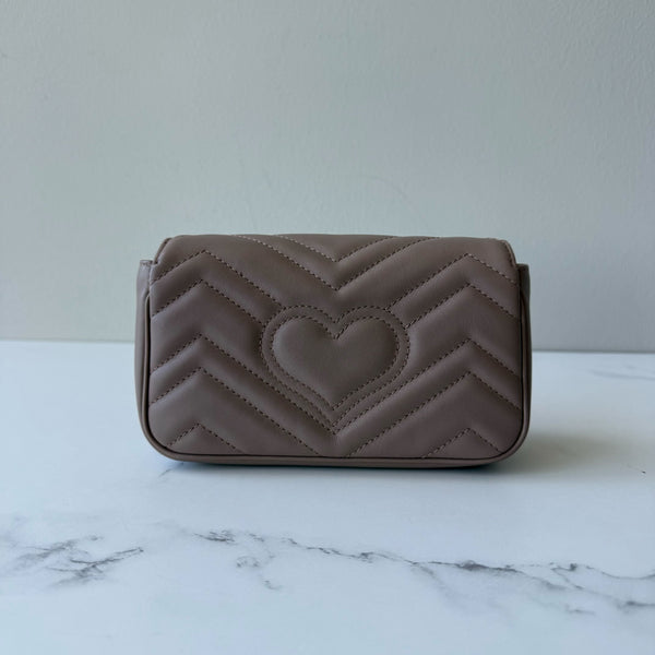 Gucci GG Marmont Matelasse Super Mini Shoulder Bag