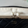 Chanel Oversized Kisslock Clutch and Coin Pouch