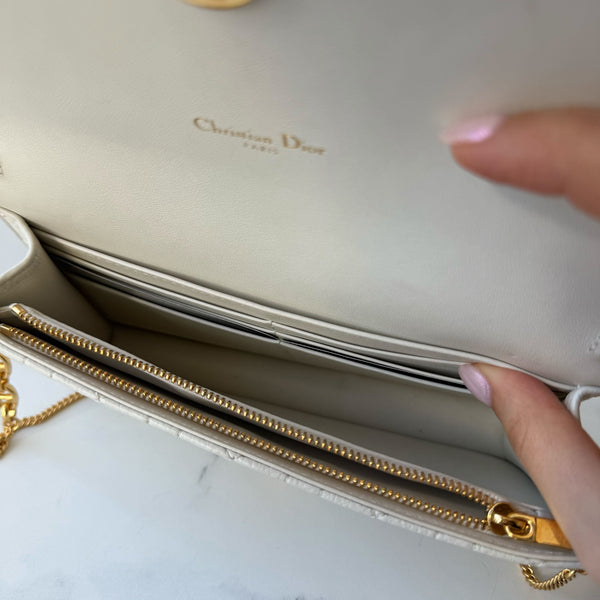 Dior Caro Pouch with Chain