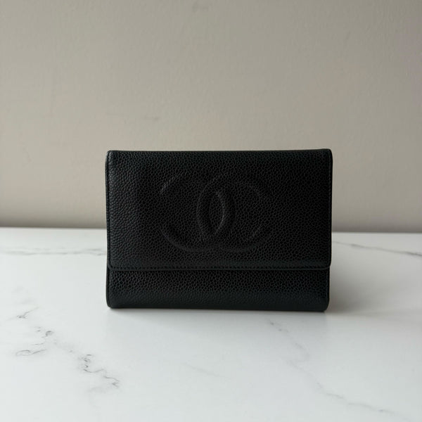 Chanel Coco Mark Trifold Wallet