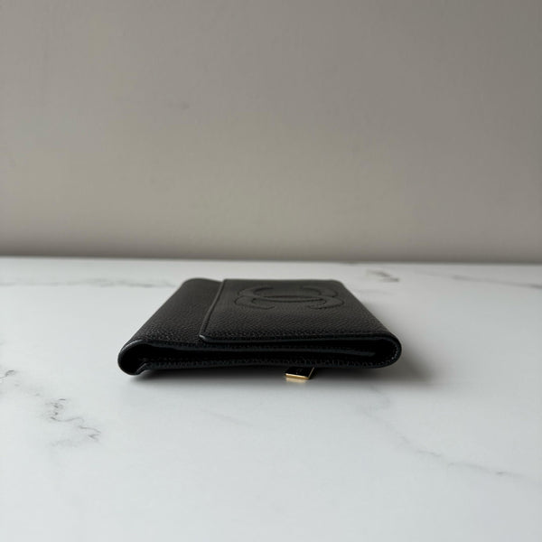 Chanel Coco Mark Trifold Wallet