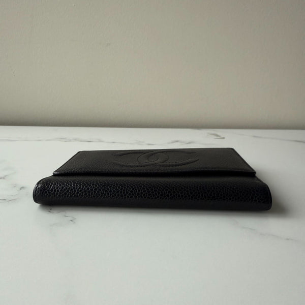 Chanel Coco Mark Trifold Wallet