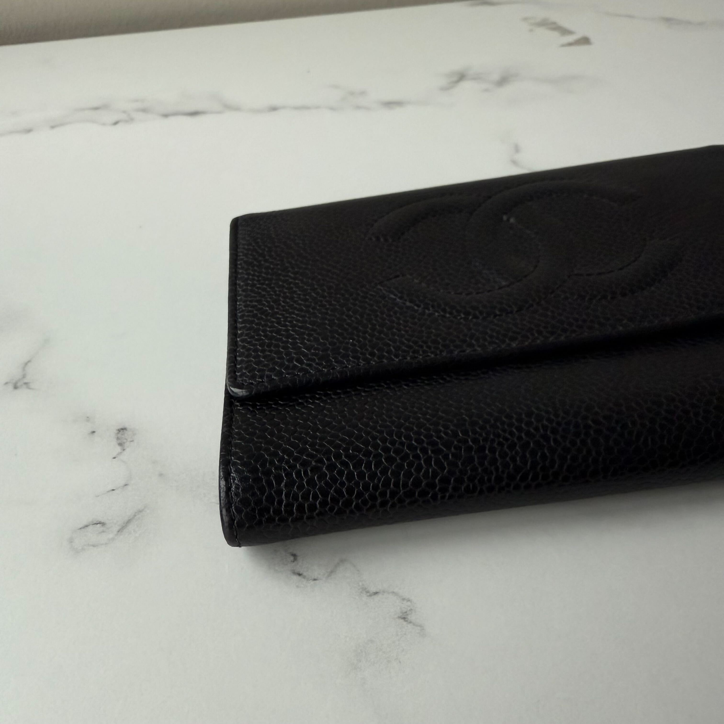 Chanel Coco Mark Trifold Wallet