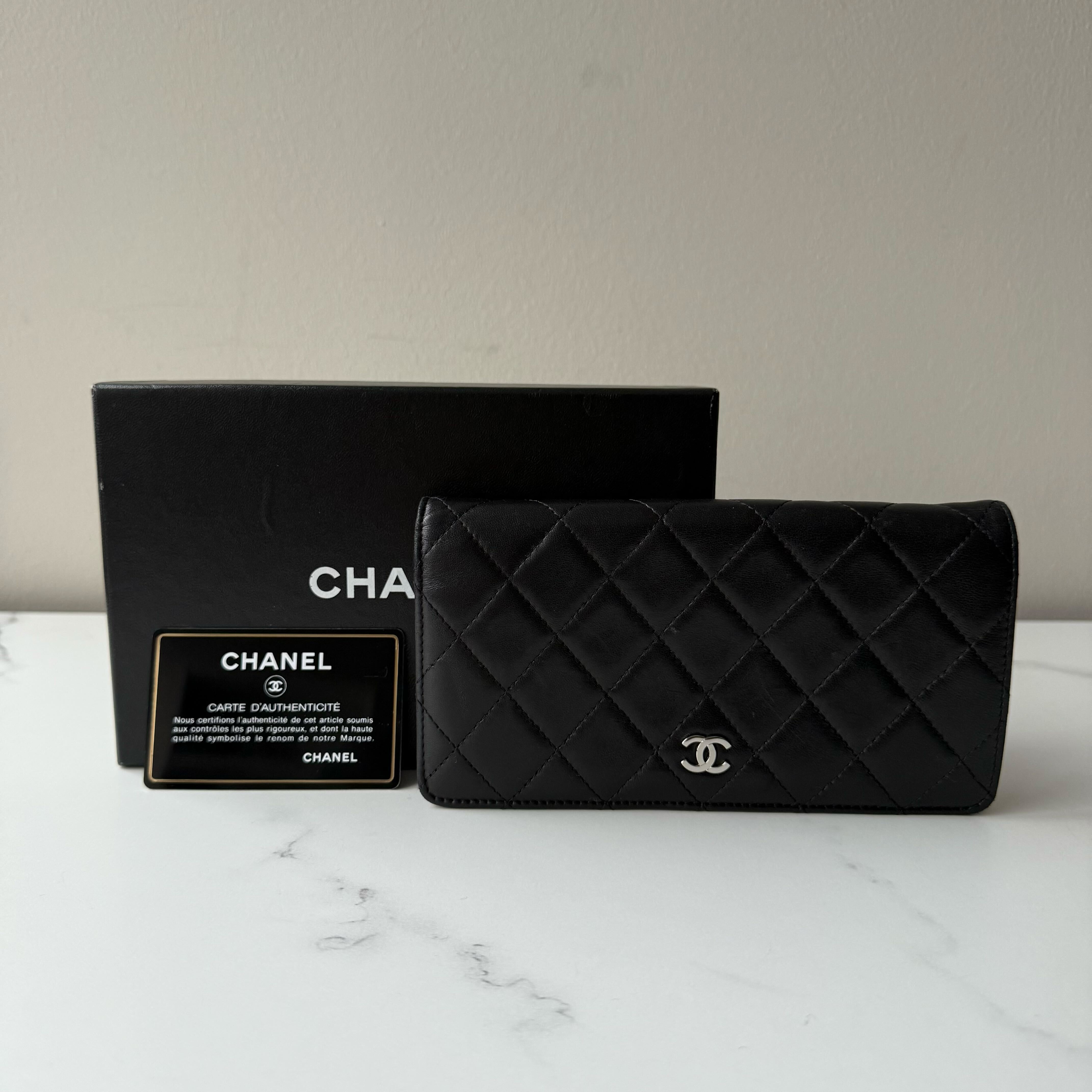 Chanel Coco Mark Trifold Wallet