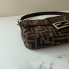 Fendi Zucca  Baguette Shoulder Bag