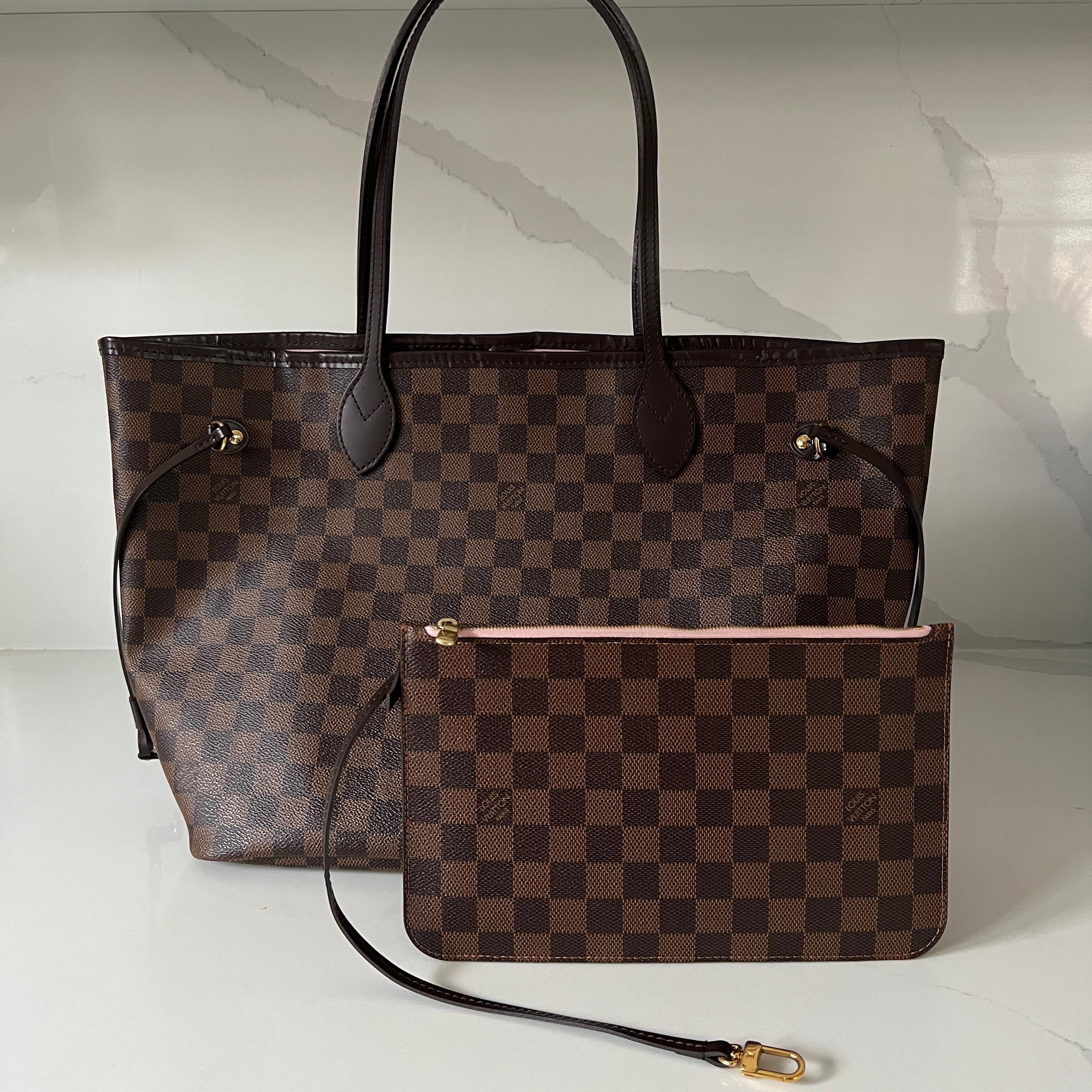 Louis Vuitton Neverfull MM & Pouch